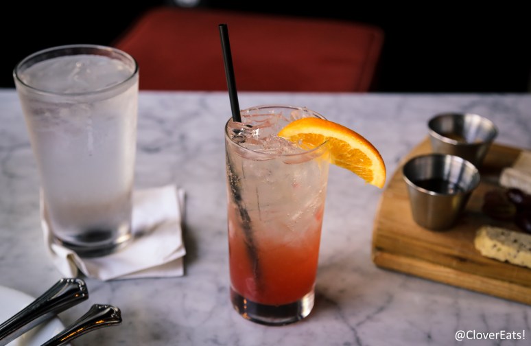 Strawberry rhubarb shrub