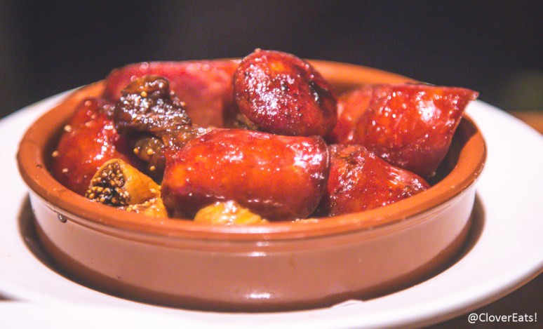 Chorizo, Sweet and Sour Figs, with Balsamic Glaze