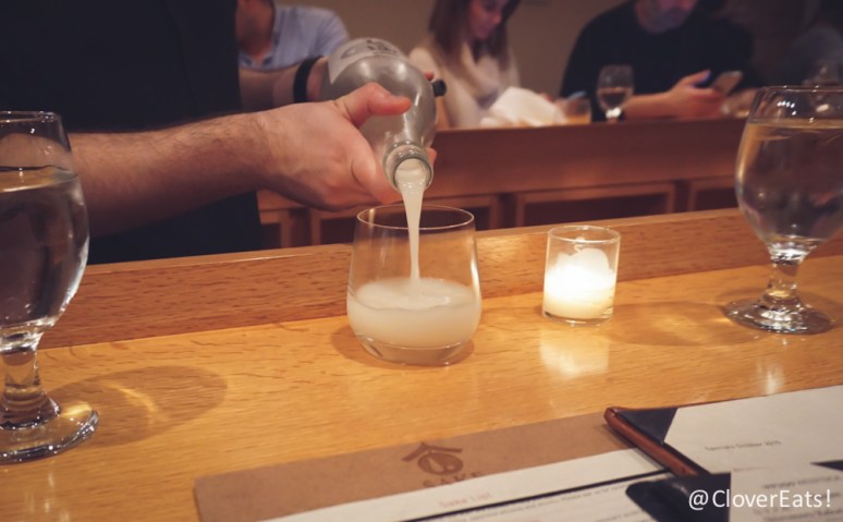 Ippudo Nigori "Cloudy, rich and creamy. From California."