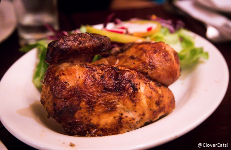 Half Chicken Combo - beans, salad, white rice