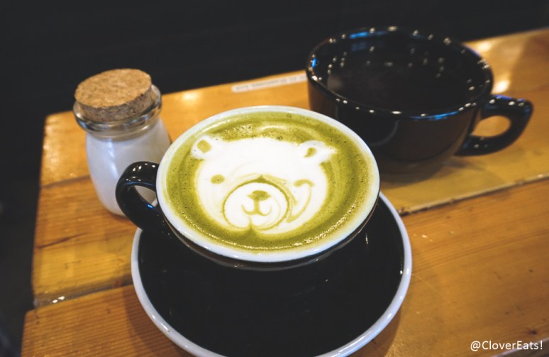 Matcha jasmine latte
