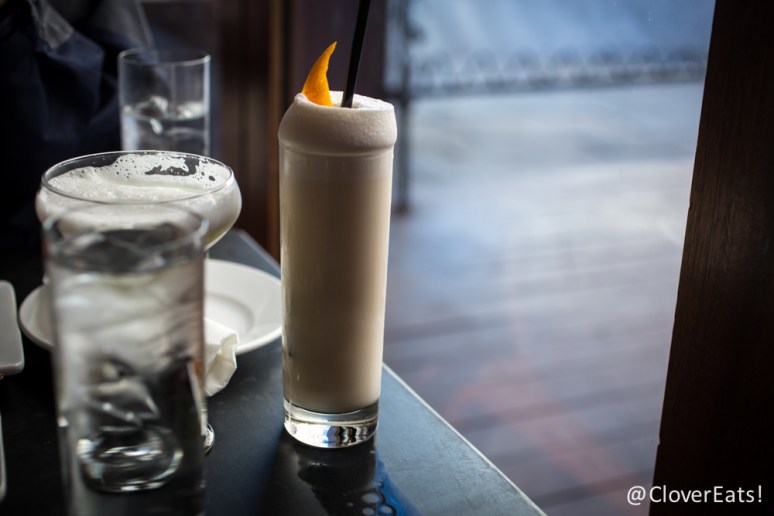 Ramos Gin Fizz Ransom old tom gin, orange blossom, lemon, lime, cream, egg white, sparkling wate